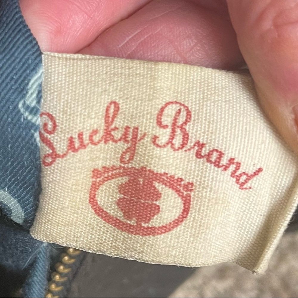Lucky Brand Vintage Style Black/Brown Crossbody, gently used. - Picture 8 of 10
